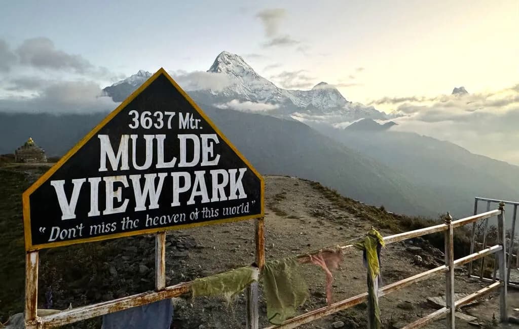 View from Mulde view point